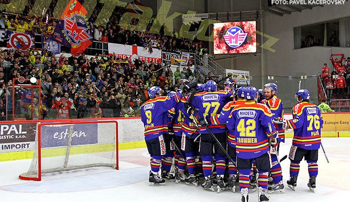 Motor slaví postup do extraligové baráže