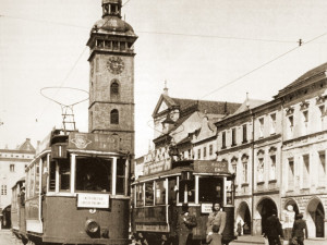 Vylízat, hlásily budějcké tramvaje, které jezdily až do roku 1950