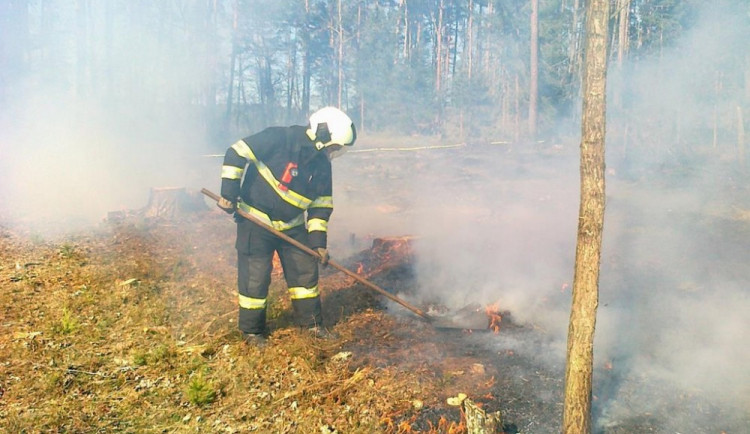 Zvýšil se počet požárů trav a lesních porostů