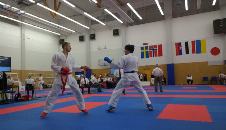 Tomáš ve finálovém souboji s  Drozdem z Ukrajiny