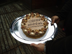 Miliontý návštěvník na Stezce korunami stromů Lipno