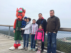 Miliontý návštěvník na Stezce korunami stromů Lipno