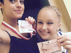 Lucie Šimková se svou svěřenkyní Barborou Růžičkovou