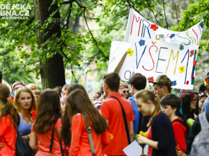 Průvod Budějovického Majálesu 2015