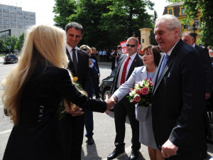 Prezident dorazil do jižních Čech, které jsou podle něj šťastným krajem