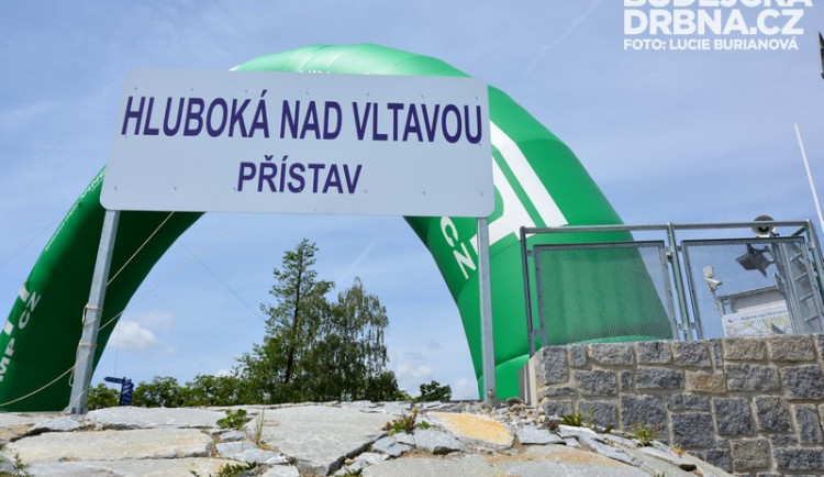 Otevření přístavu v Hluboké nad Vltavou