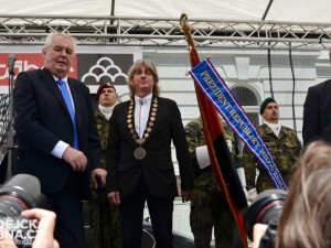 Prezident při návštěvě Tábora