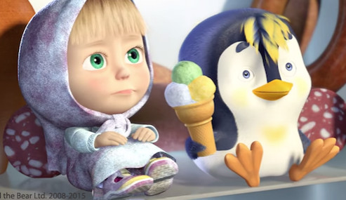 Úchvatná show Máša a medvěd na ledě navštíví České Budějovice