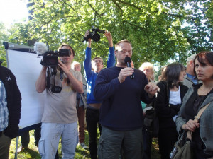 Bouřlivý mítink k protipovodňovým opatřením na Malši