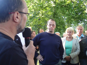 Bouřlivý mítink k protipovodňovým opatřením na Malši