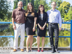 Zleva Vladimír Mařinec, Šárka Pelikánová, Blanka Tůmová a Jan Dvořák