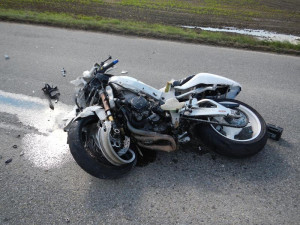 Motorkáři nejvíce bourají v českobudějovickém okresu. Od roku 2007 tam způsobili 379 nehod