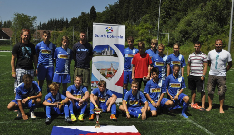 FOTO: Mladí fotbalisté z Českých Budějovic skončili 4. na turnaji v Rakousku