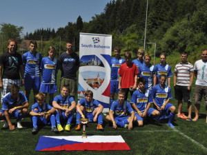 FOTO: Mladí fotbalisté z Českých Budějovic skončili 4. na turnaji v Rakousku