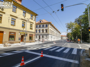 Zrekonstruovaná Husova třída a Mariánské náměstí