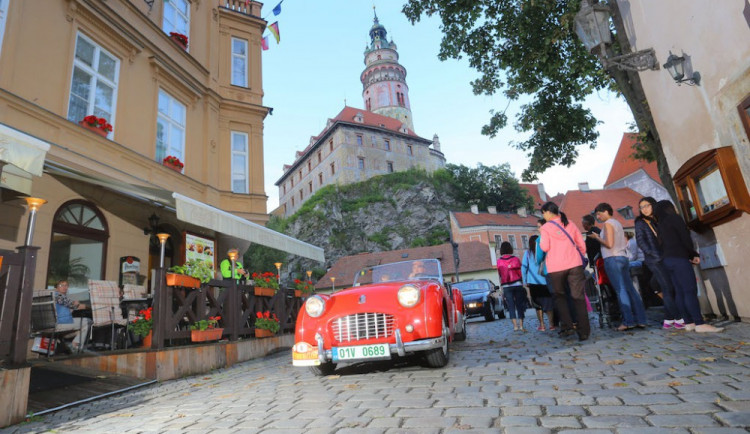 Průjezd historickým centrem Českého Krumlova
