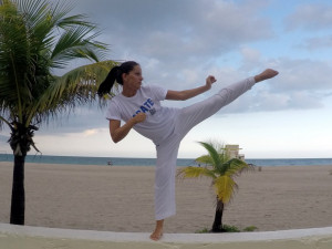 Karatistka Veithová bojovala na Floridě a získala bronz