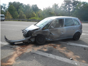 Dopravní nehoda u obce Temelín