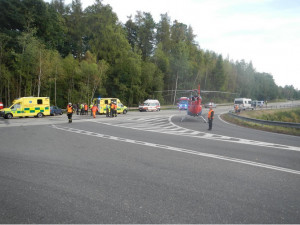 Dopravní nehoda u obce Temelín