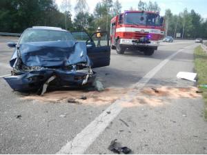 Dopravní nehoda u obce Temelín