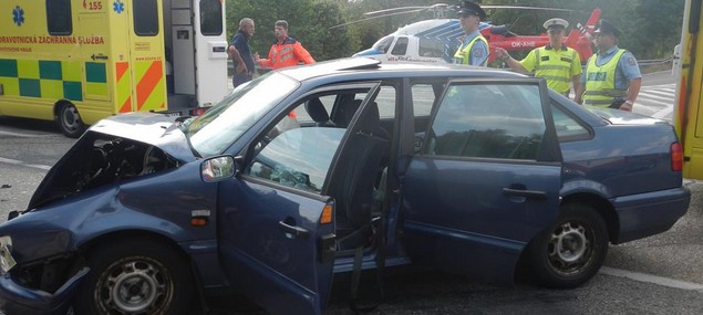 Dopravní nehoda u obce Temelín