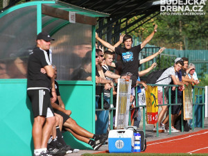 Fanoušci dorazili za Dynamem i do Českého Krumlova