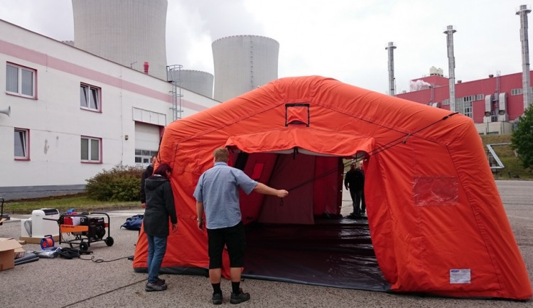 Temelín má nové stany.