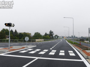 Otevření dalšího úseku zanádražní komunikace