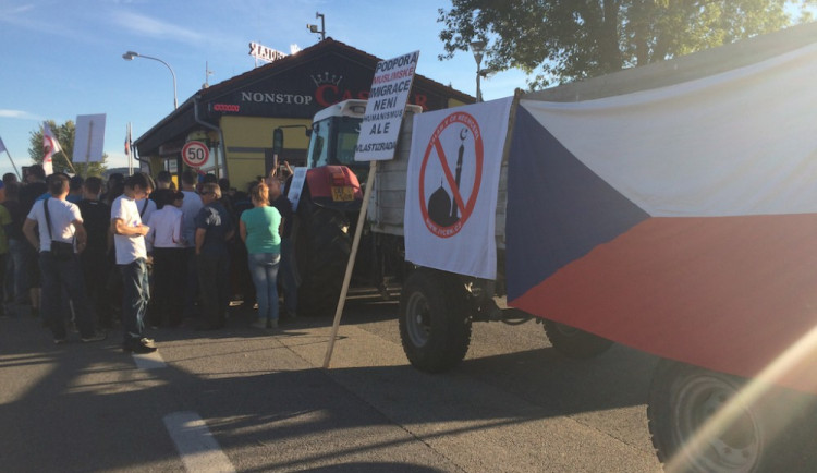 Demonstrace v Dolním Dvořišti