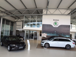 FOTO: Sobota patřila krasavci. Představen byl nejnovější model Škoda Superb Combi