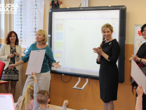 Ministryně školství na Zš Pohůrecká