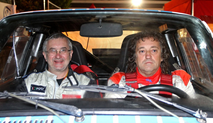 Marcel Tuček s Karlem Machem (zprava)