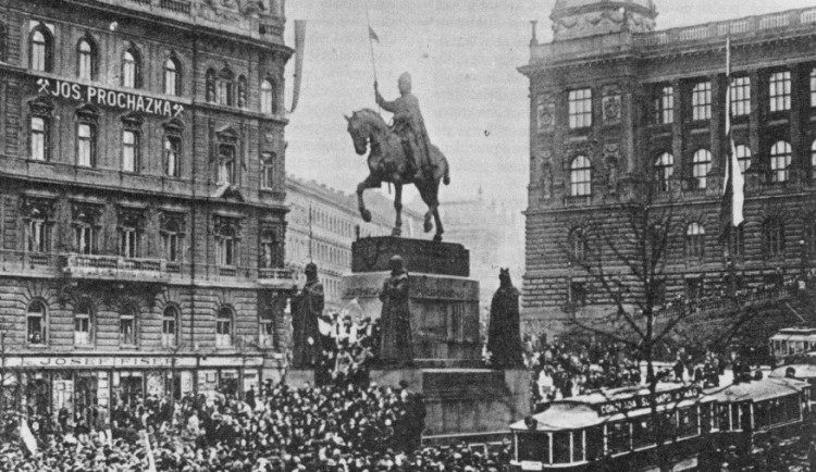 28. říjen 1918 v Praze