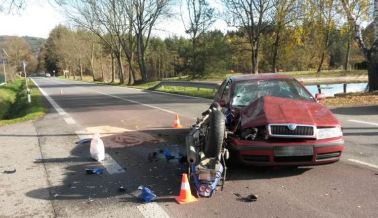 Nehoda na Písecku stála motorkáře život