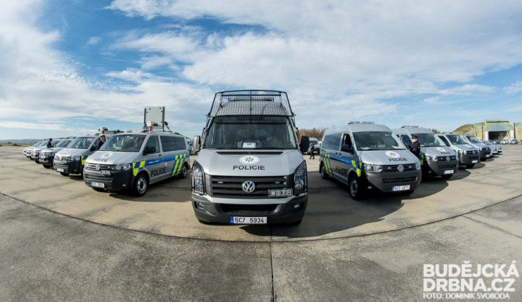 Nový vozový park jihočeské policie