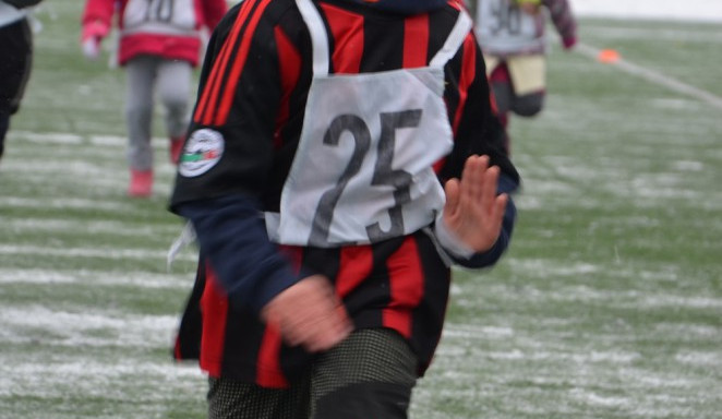 Silvestrovský běh v Borovanech v roce 2014