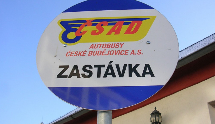 Zastávkový terč ČSAD České Budějovice