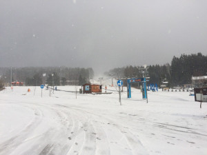 Ve Skiareálu Lipno spustili sněžná děla