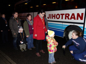 Před projížďkou prošli všichni návštěvníci důkladnou kontrolou