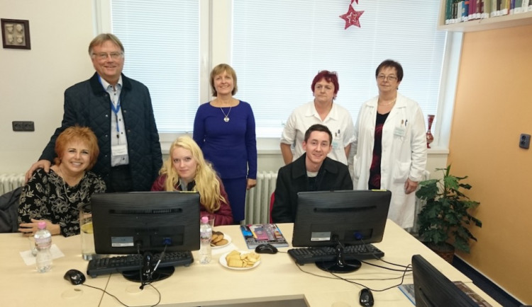 Vzácná návštěva v Nemocnici Strakonice