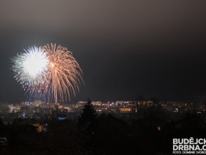 Novoroční ohňostroj v Protivíně