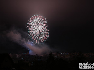 Novoroční ohňostroj v Protivíně