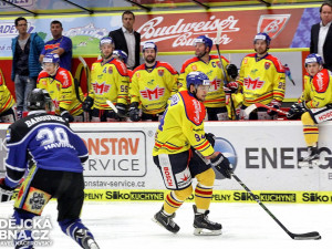 První branku Motoru vstřelil v první třetině Ladislav Marek