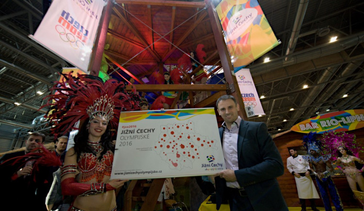 Představení projektu Jižní Čechy olympijské na Regiontouru v Brně