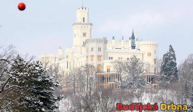 Hluboká nad Vltavou v zimě