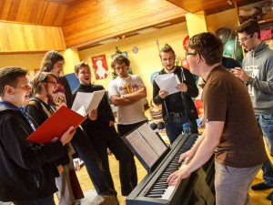 Zkouška muzikálu Cyrano