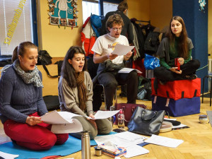 Zkouška muzikálu Cyrano