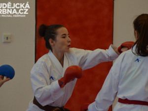 Trénink karatistů TJ Karate České Budějovice