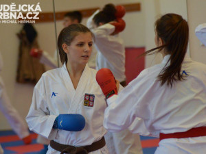 Trénink karatistů TJ Karate České Budějovice