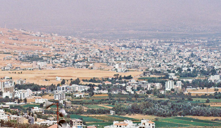 Údolí Bikáa v roce 2003